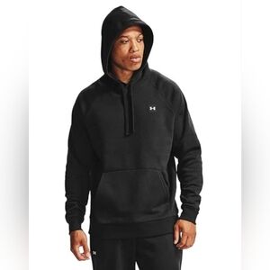 Men's NWT Under Armour  Rival Fleece Hoodie black size small